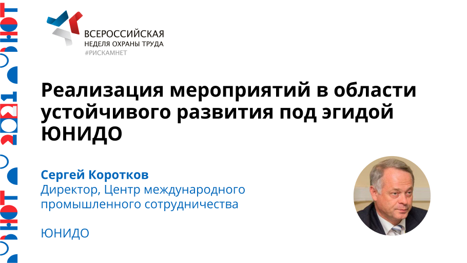 Реализация мероприятий в области устойчивого развития под эгидой ЮНИДО